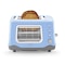 Rise By Dash Metal Blue 2 slot Toaster 7.9 in. H X 12.2 in. W X 9.5 in. D RCVT200GBSK02 - alternate 6